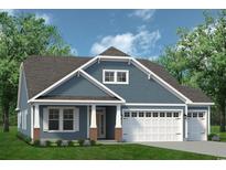 Two-story craftsman style home with gray siding, white trim, and a two-car garage at 767 St. Vincent Loop, Little River, SC 29566