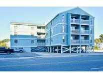 Oceanfront building with parking and balconies at 200 S Ocean Blvd. # 3-B, North Myrtle Beach, SC 29582