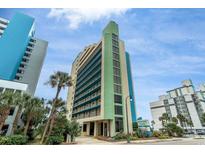 Meridian Plaza building exterior, oceanfront, in Myrtle Beach at 2310 North Ocean Blvd. # 201, Myrtle Beach, SC 29577