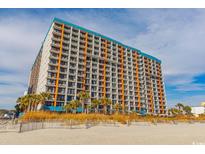 Oceanfront high-rise building with numerous balconies and stunning ocean views at 1501 S Ocean Bl S Ocean Blvd. # 549, Myrtle Beach, SC 29577