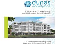 Luxury Live-Work community in Myrtle Beach. Features multiple units and ground floor retail spaces at 5200 N Kings Hwy. # 3-B, Myrtle Beach, SC 29577
