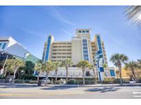 Oceanfront Holiday Pavilion building, offering stunning ocean views at 1200 N Ocean Blvd. # 910, Myrtle Beach, SC 29577