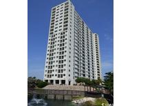 High rise building with water view and landscaping at 5905 S Kings Highway # 2106-C, Myrtle Beach, SC 29575