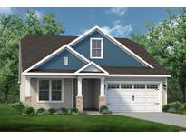 Two-story craftsman style home with a two-car garage and charming front porch at 143 Little Cedar Dr., Loris, SC 29569