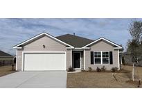 Charming single-story home featuring neutral siding, a two-car garage, and well-maintained landscaping at 5805 Ellisridge Ct, Conway, SC 29526