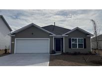 Charming single-story home with a one-car garage and low-maintenance landscaped front yard at 5810 Ellisridge Ct, Conway, SC 29526