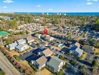 Aerial view of condo community near the ocean at 4714 Cobblestone Dr. # L2, Myrtle Beach, SC 29577
