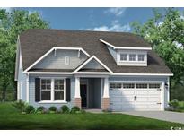 One-story home with a two-car garage and front porch at 812 Big Cedar Dr., Loris, SC 29569