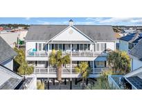 Two-story home with large deck and ocean views at 204 24Th Ave. N, North Myrtle Beach, SC 29582