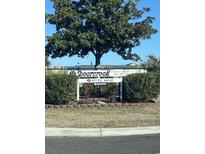 Deer Creek community entrance with signage and landscaping at 1650 Deer Creek Rd., Surfside Beach, SC 29575