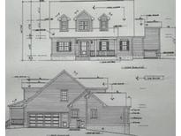 Exterior elevation plan showcases the home's architectural design at 1004 James Island Ave., North Myrtle Beach, SC 29582