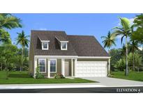 One-story house with a two-car garage and landscaping at 405 Sun Colony Blvd., Longs, SC 29568