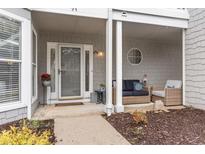 Inviting front porch with seating area and charming details at 4396 Baldwin Ave. # 94, Little River, SC 29566