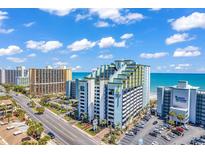 Stunning oceanfront condo building with a beautiful beach view at 6804 N Ocean Blvd. # 1623, Myrtle Beach, SC 29572