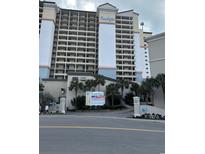 Beautiful exterior view of the Beach Cove Resort's multistory building at 4800 Ocean Blvd. S # 1616, North Myrtle Beach, SC 29582