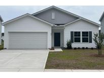 Charming single-Gathering home with a gray-toned, two-car garage and well-manicured lawn at 620 Mccorkle Place, Conway, SC 29526