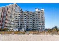 Enjoy oceanfront views from this lovely condo, featuring private balconies and easy beach access at 2001 S Ocean Blvd. # 209, Myrtle Beach, SC 29577