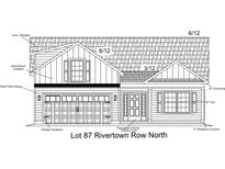 Detailed rendering of a home with Hardi Board, Hardi Plank Siding, Garage, and Fiberglass front door at 1206 Cypress Shoal Dr., Conway, SC 29526