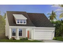 Charming single-Gathering home showcasing a dormer window, a two-car garage and an inviting entryway at 242 Letha Dr, Longs, SC 29568
