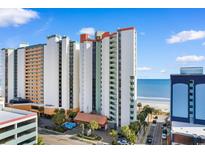 Expansive view of a beachfront condo building with multiple stories and ocean views at 2701 N Ocean Blvd. # 1857, Myrtle Beach, SC 29577