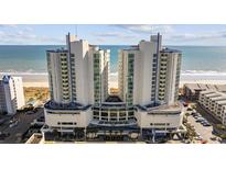 Stunning oceanfront resort with modern architecture, multiple floors, and incredible beach views at 300 N Ocean Blvd. # 324, North Myrtle Beach, SC 29582