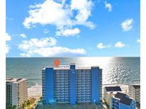 Oceanfront building featuring private balconies and lovely views from the top floor at 1012 N Waccamaw Dr. # 1504, Garden City Beach, SC 29576