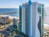 Oceans One resort condo with ocean view, and access to pier and beach at 107 Ocean Blvd. S # 1707, Myrtle Beach, SC 29577