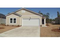 Charming single-story home featuring a spacious driveway and two-car garage in a suburban neighborhood at 248 Warner Crossing Way, Loris, SC 29569