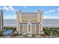 Stunning oceanfront condo building with multiple floors and ample parking near sandy beach at 2000 N Ocean Blvd. # 1601, Myrtle Beach, SC 29577