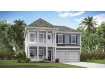 Charming two-story home with a covered porch and a two-car garage, perfect for comfortable living at 8723 Baton Rouge Ave Nw, Calabash, NC 28467