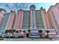 Condominium complex, the Bay Watch Resort, boasts multiple stories and stunning oceanfront views in a prime coastal location at 2701 S Ocean Blvd. # 1507, North Myrtle Beach, SC 29582