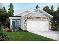 Charming single-Gathering home with stone accents, a two-car garage, and well-maintained landscaping at 875 Cypress Preserve Circle, Longs, SC 29568