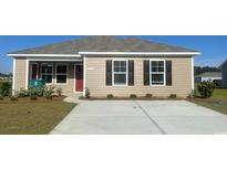 Charming single-story home with a well-manicured front yard and inviting curb appeal at 647 Culmen Ct., Myrtle Beach, SC 29588