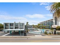 Resort featuring multiple buildings with a Gathering friendly water park, including pools and a splash area at 1600 S Ocean Blvd. # 254, Myrtle Beach, SC 29577