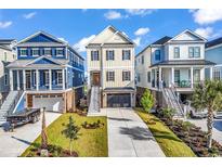 Charming two-story home with a well-manicured lawn and beautiful curb appeal at 441 Saint Julian Ln., Myrtle Beach, SC 29579