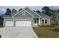 Charming single-story home featuring a two-car garage and nicely manicured front yard at 118 Westfield Circle, Conway, SC 29526