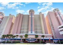 The Bay Watch Resort & Conference Center exterior, offering upscale accommodations and ocean views at 2801 S Ocean Blvd. # 535, North Myrtle Beach, SC 29582