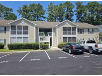 Inviting condo with a tan exterior, screened porch, and well-maintained landscaping in a desirable neighborhood at 197 Charter Dr. # D1, Longs, SC 29568