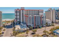 Oceanfront resort featuring a multi-story parking garage, and a range of amenities and ocean views at 7200 N Ocean Blvd. # 260, Myrtle Beach, SC 29572