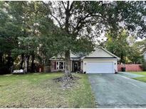 Charming single-story home with a well-maintained lawn and mature trees at 3048 Dewberry Dr., Conway, SC 29527