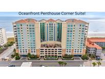 Expansive oceanfront condo building with multiple levels of residential suites and retail space at 603 S Ocean Blvd. # 1504, North Myrtle Beach, SC 29582