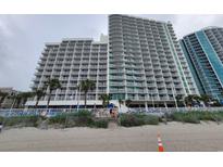 Expansive oceanfront resort with multiple balconies and beach access at 201 S Ocean Blvd. # 205, Myrtle Beach, SC 29577