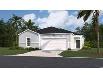 Charming single-story home featuring a two-car garage and simple landscaping at Lot 145 Tibetan St., Conway, SC 29526