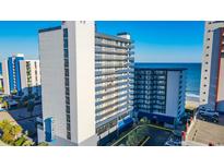 High-rise condo building with balconies overlooking the ocean at 2001 S Ocean Blvd. S # 1013, Myrtle Beach, SC 29577