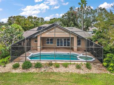 Home with pool and screened enclosure at 5008 Greenbriar Trl, Mount Dora, FL 32757