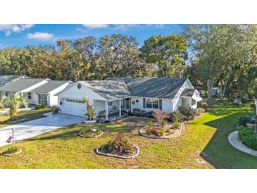 Single-story home with a spacious yard and neighboring houses visible at 1214 Loch Rannoch Ct, Leesburg, FL 34788