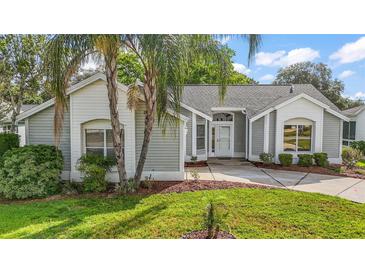 Charming single-story home with well-maintained landscaping and a cozy, inviting entrance at 507 Ventura Ct, The Villages, FL 32159