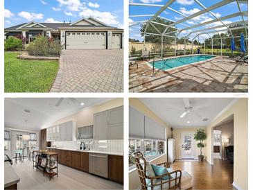 Real estate listing features a variety of indoor and outdoor amenities, from a pool to a modern kitchen at 342 Mccormick Ln, The Villages, FL 32162