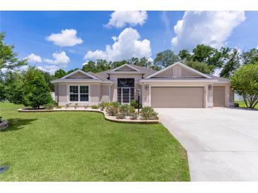 Charming one-story home with well-manicured lawn and inviting curb appeal at 2954 Heiny Pl, The Villages, FL 32163