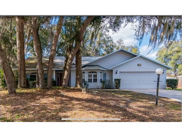 Charming single-story home with mature trees and a well-maintained lawn at 35219 Haines Creek Rd, Leesburg, FL 34788